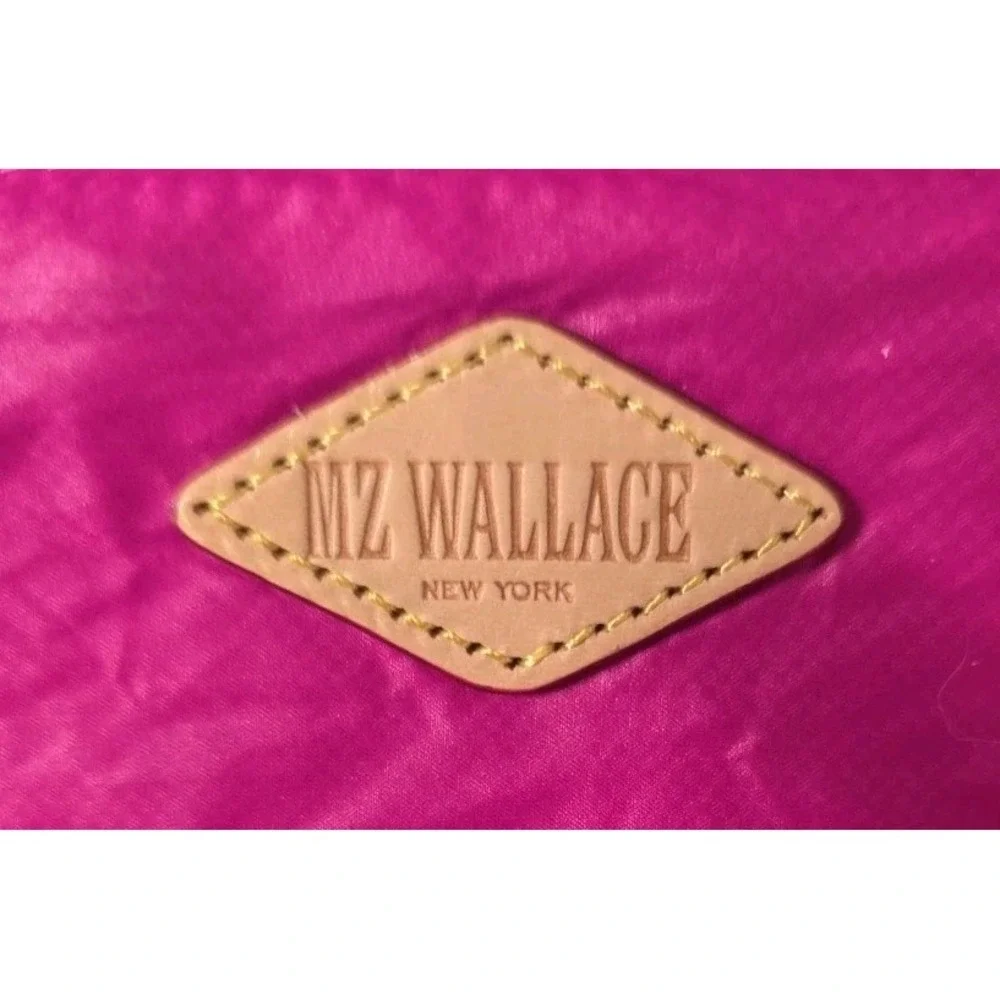 NEW MZ Wallace Mini Crossbody Metro Tote Deluxe Bag in Bright Fuchsia Sequins - Picture 15 of 16